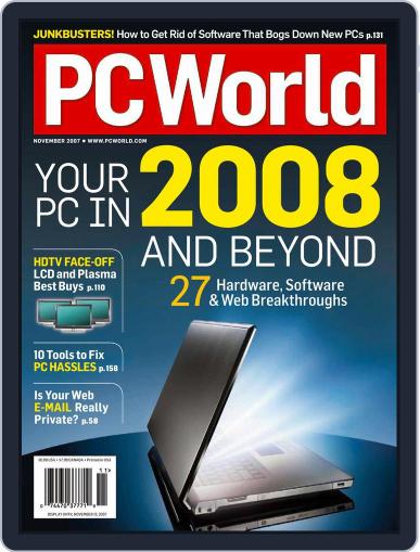PCWorld October 4th, 2007 Digital Back Issue Cover