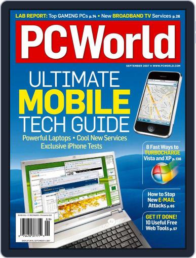 PCWorld August 2nd, 2007 Digital Back Issue Cover