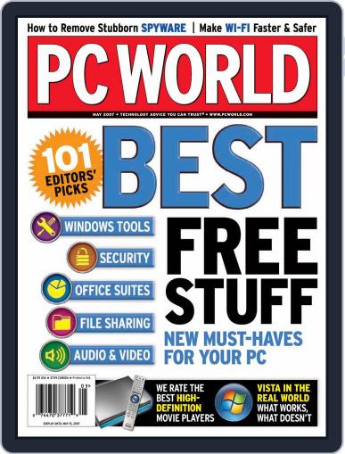 PCWorld March 29th, 2007 Digital Back Issue Cover