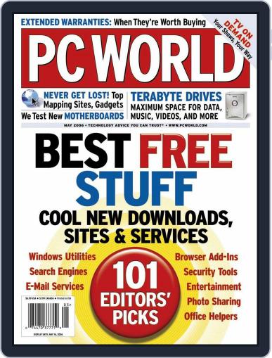 PCWorld April 5th, 2006 Digital Back Issue Cover