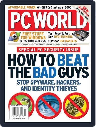 PCWorld October 9th, 2005 Digital Back Issue Cover