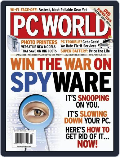 PCWorld March 4th, 2005 Digital Back Issue Cover