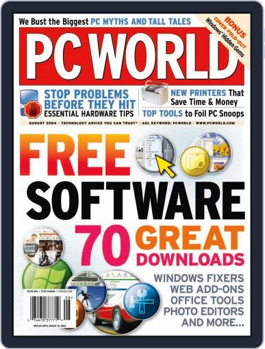PCWorld July 7th, 2004 Digital Back Issue Cover