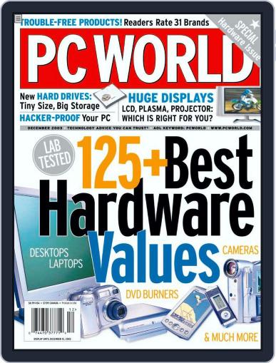 PCWorld November 7th, 2003 Digital Back Issue Cover