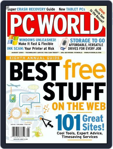 PCWorld July 3rd, 2003 Digital Back Issue Cover