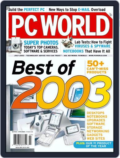 PCWorld June 6th, 2003 Digital Back Issue Cover