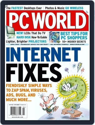 PCWorld March 7th, 2003 Digital Back Issue Cover