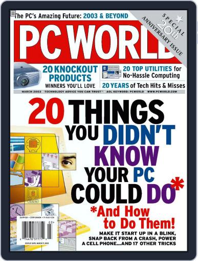 PCWorld February 7th, 2003 Digital Back Issue Cover