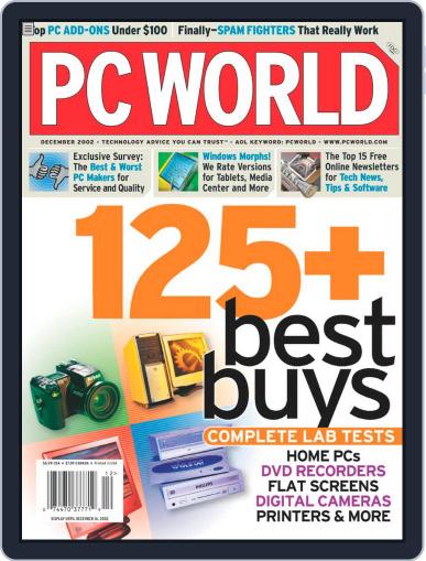 PCWorld November 8th, 2002 Digital Back Issue Cover