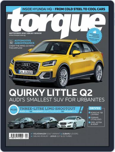 Torque September 1st, 2016 Digital Back Issue Cover