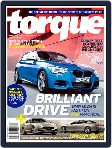 Torque January 29th, 2013 Digital Back Issue Cover