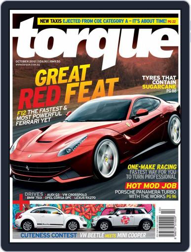 Torque October 9th, 2012 Digital Back Issue Cover