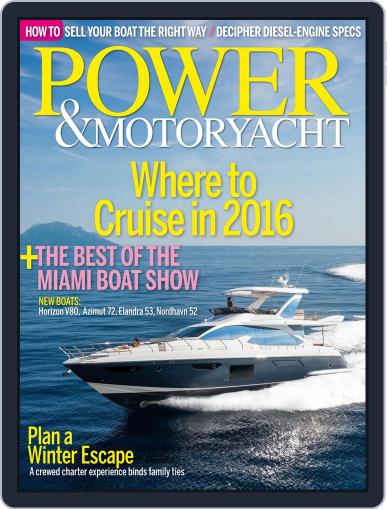 Power & Motoryacht January 19th, 2016 Digital Back Issue Cover