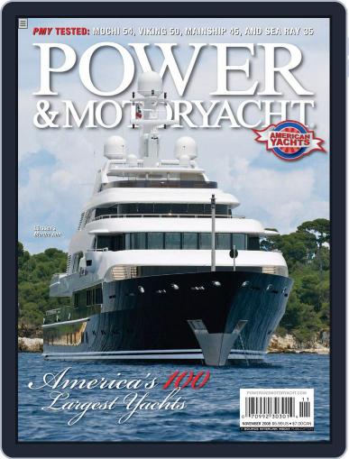 Power & Motoryacht October 21st, 2008 Digital Back Issue Cover