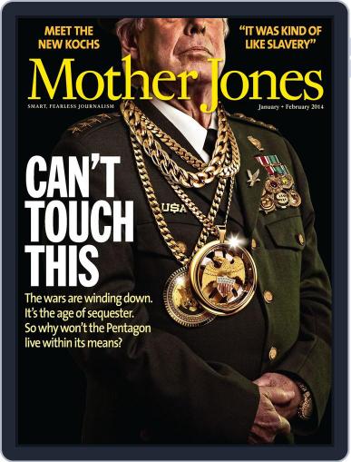 Mother Jones December 12th, 2013 Digital Back Issue Cover