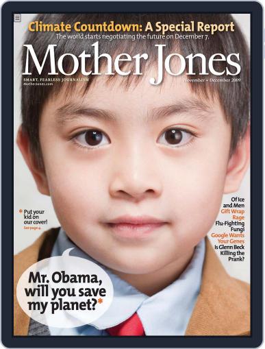 Mother Jones October 13th, 2009 Digital Back Issue Cover