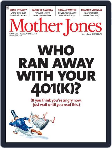 Mother Jones April 27th, 2009 Digital Back Issue Cover
