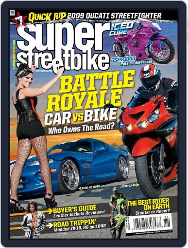Super Streetbike November 1st, 2009 Digital Back Issue Cover