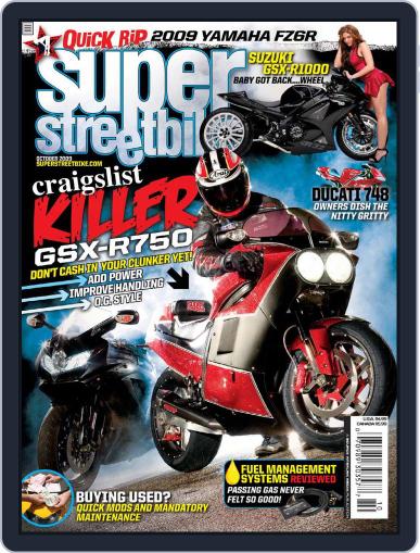 Super Streetbike October 1st, 2009 Digital Back Issue Cover