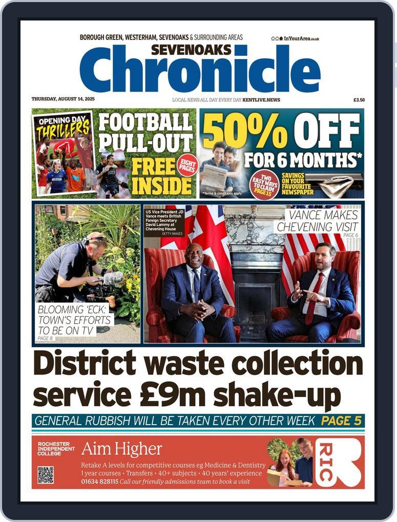 Sevenoaks Chronicle (Digital) Subscription