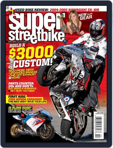 Super Streetbike March 9th, 2009 Digital Back Issue Cover