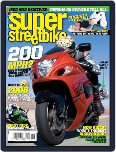Super Streetbike December 16th, 2008 Digital Back Issue Cover