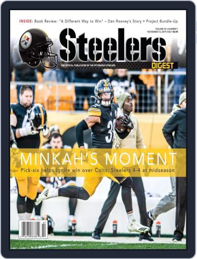 Steelers Digest November 13th, 2019 Digital Back Issue Cover