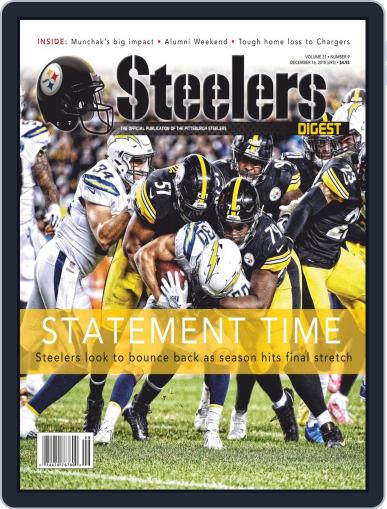 Steelers Digest December 16th, 2018 Digital Back Issue Cover