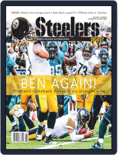 Steelers Digest November 30th, 2018 Digital Back Issue Cover