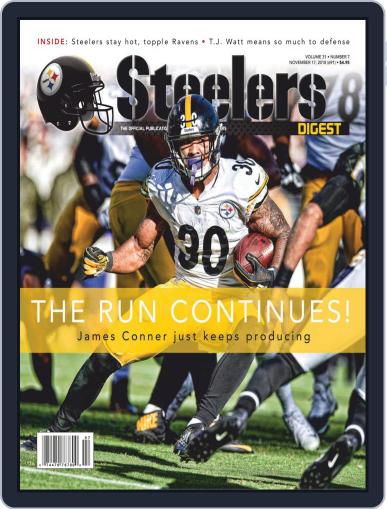 Steelers Digest November 17th, 2018 Digital Back Issue Cover