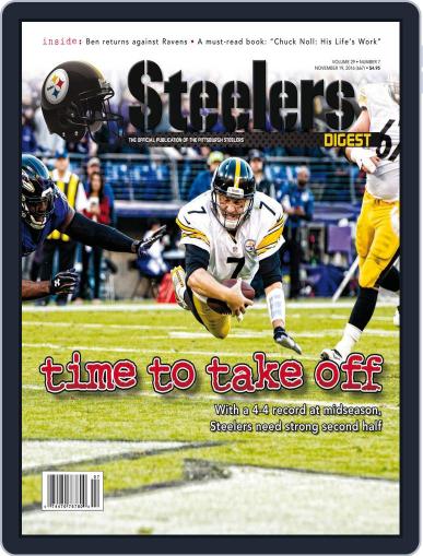 Steelers Digest November 1st, 2016 Digital Back Issue Cover