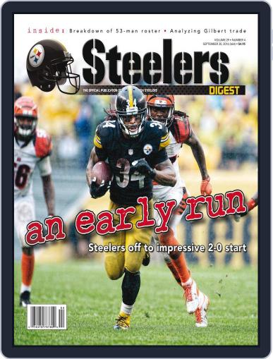Steelers Digest September 30th, 2016 Digital Back Issue Cover