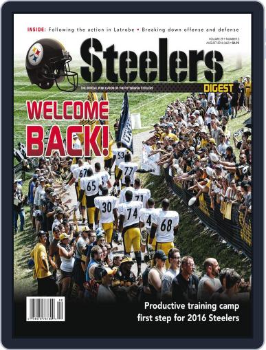 Steelers Digest August 1st, 2016 Digital Back Issue Cover