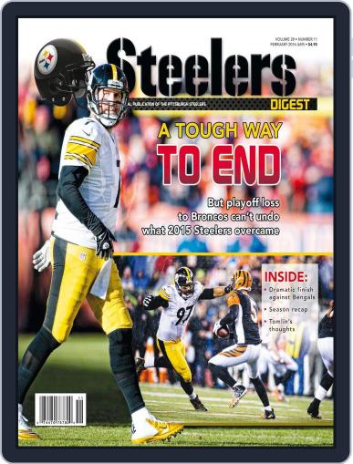 Steelers Digest January 28th, 2016 Digital Back Issue Cover