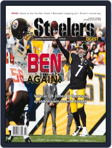 Steelers Digest November 28th, 2015 Digital Back Issue Cover