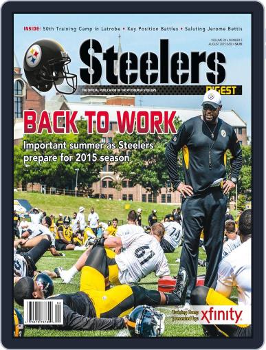 Steelers Digest August 1st, 2015 Digital Back Issue Cover