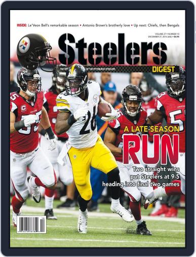 Steelers Digest December 27th, 2014 Digital Back Issue Cover