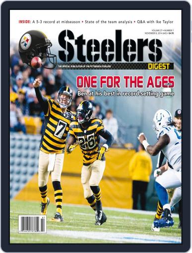 Steelers Digest October 30th, 2014 Digital Back Issue Cover