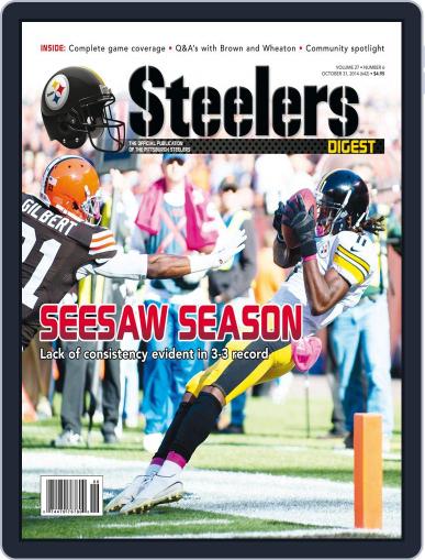 Steelers Digest October 15th, 2014 Digital Back Issue Cover