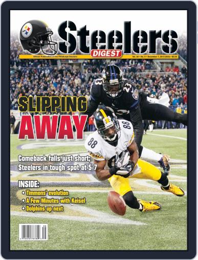 Steelers Digest December 3rd, 2013 Digital Back Issue Cover