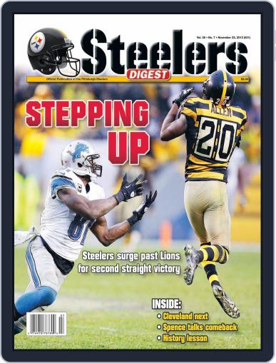 Steelers Digest November 19th, 2013 Digital Back Issue Cover