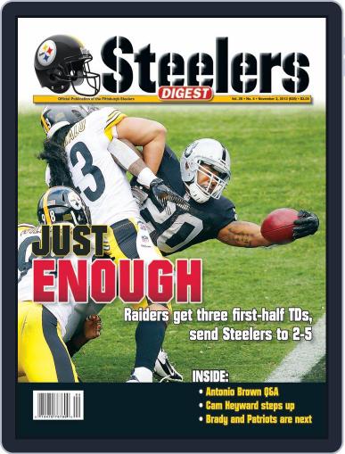 Steelers Digest October 29th, 2013 Digital Back Issue Cover