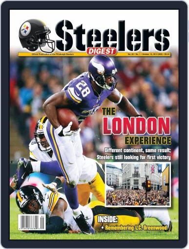 Steelers Digest October 2nd, 2013 Digital Back Issue Cover