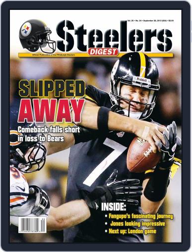Steelers Digest September 24th, 2013 Digital Back Issue Cover