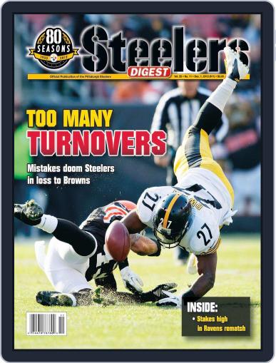 Steelers Digest November 27th, 2012 Digital Back Issue Cover