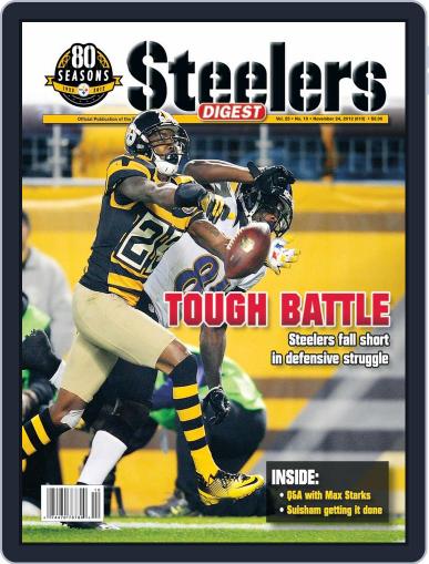 Steelers Digest November 20th, 2012 Digital Back Issue Cover