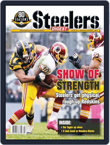 Steelers Digest October 31st, 2012 Digital Back Issue Cover
