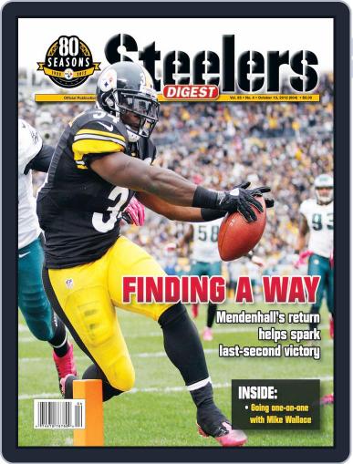 Steelers Digest October 9th, 2012 Digital Back Issue Cover