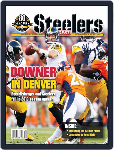 Steelers Digest September 12th, 2012 Digital Back Issue Cover