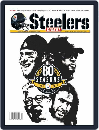 Steelers Digest September 3rd, 2012 Digital Back Issue Cover